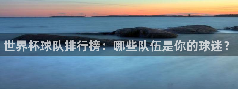 2026年足球世界杯赛程时间表:世界杯球队排行榜:哪些队伍是你的球迷?